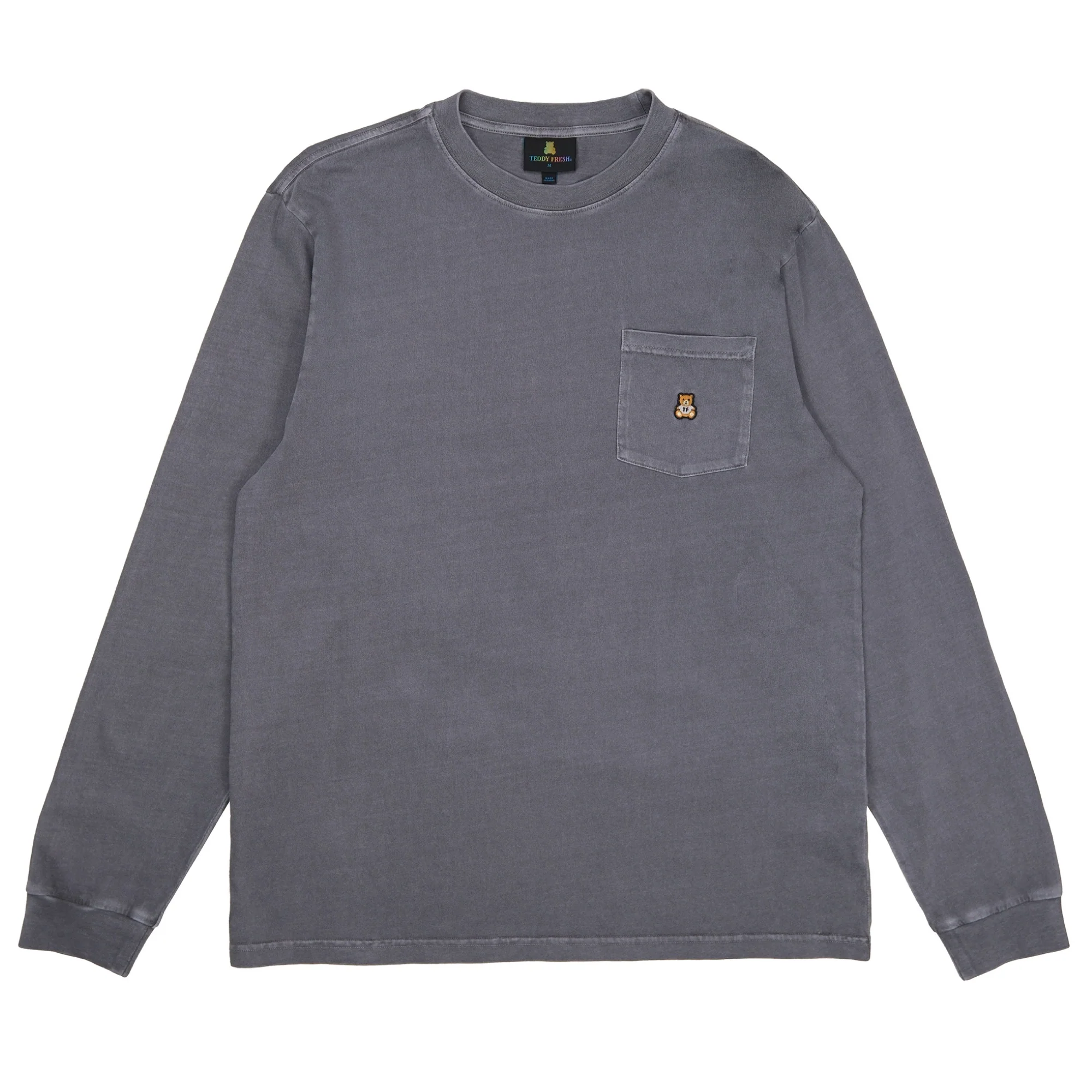 Classic Long Sleeve Washed Pocket Tee - Image 5