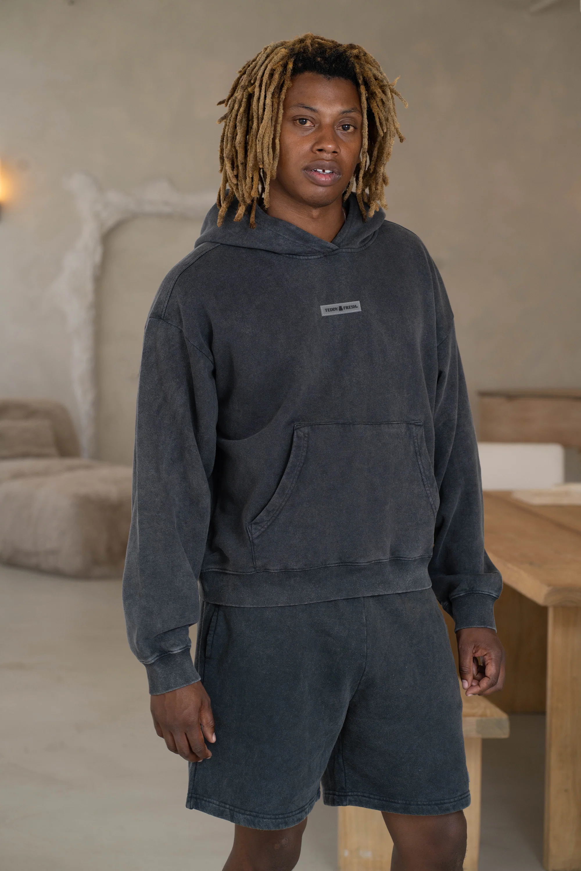 Classic Washed Fleece Shorts 6 1/2" - Image 3
