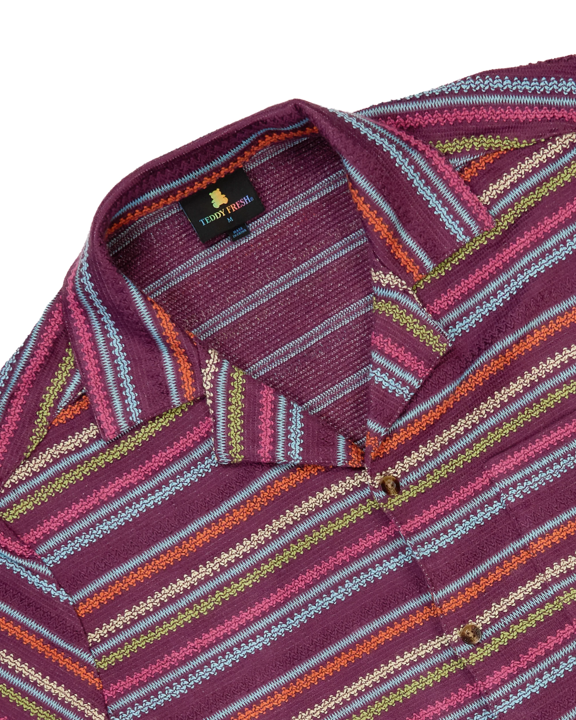 Knit Stripe Camp Shirt - Image 6