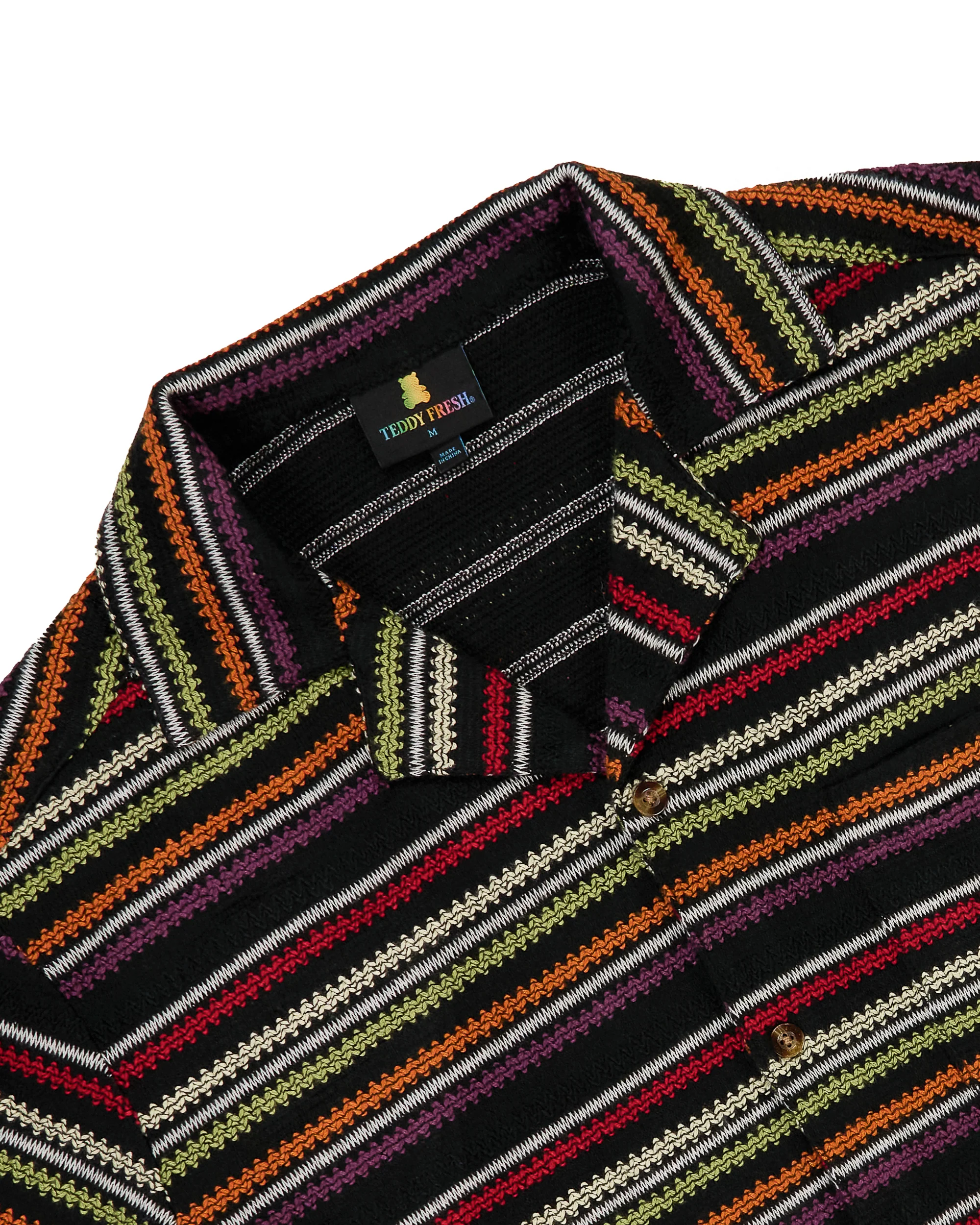 Knit Stripe Camp Shirt - Image 7