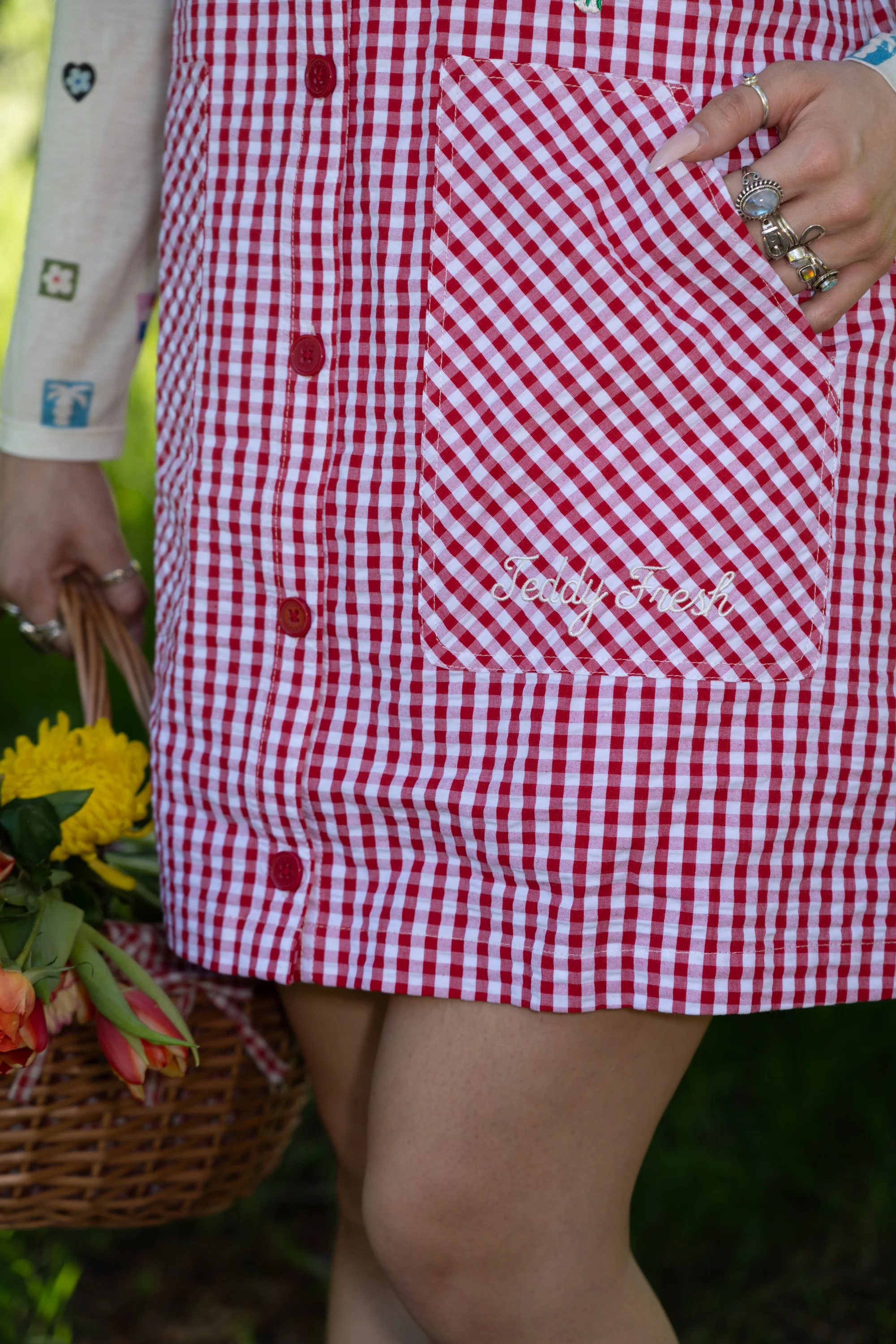 Little Miss Gingham Overall Dress - Image 6