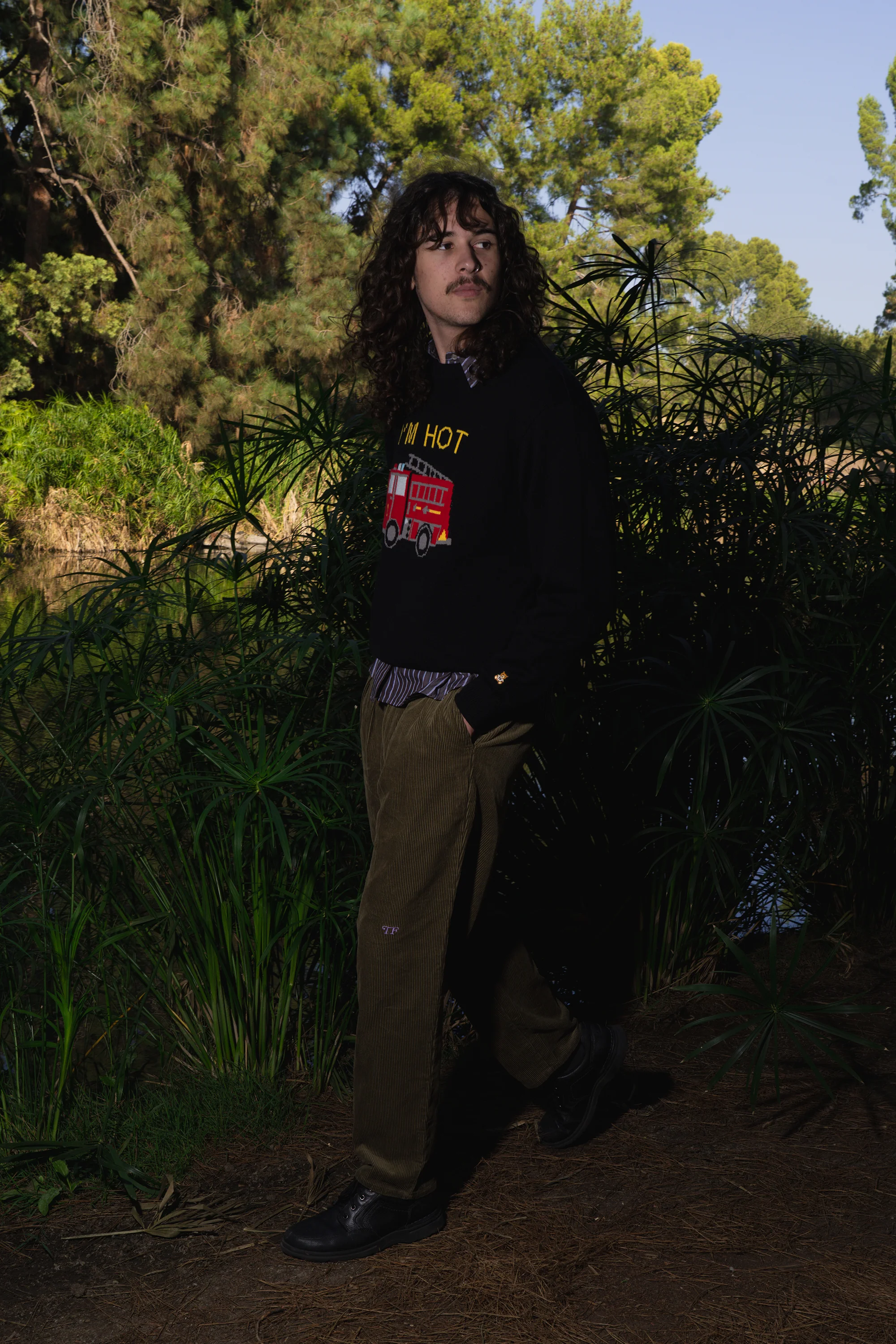 Pleated Corduroy Pant - Image 5